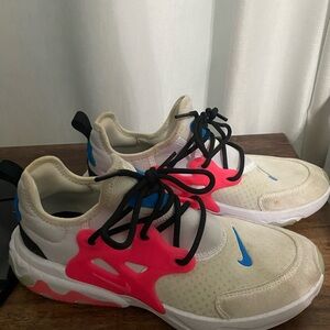 Nike Pink and Blue Sneakers